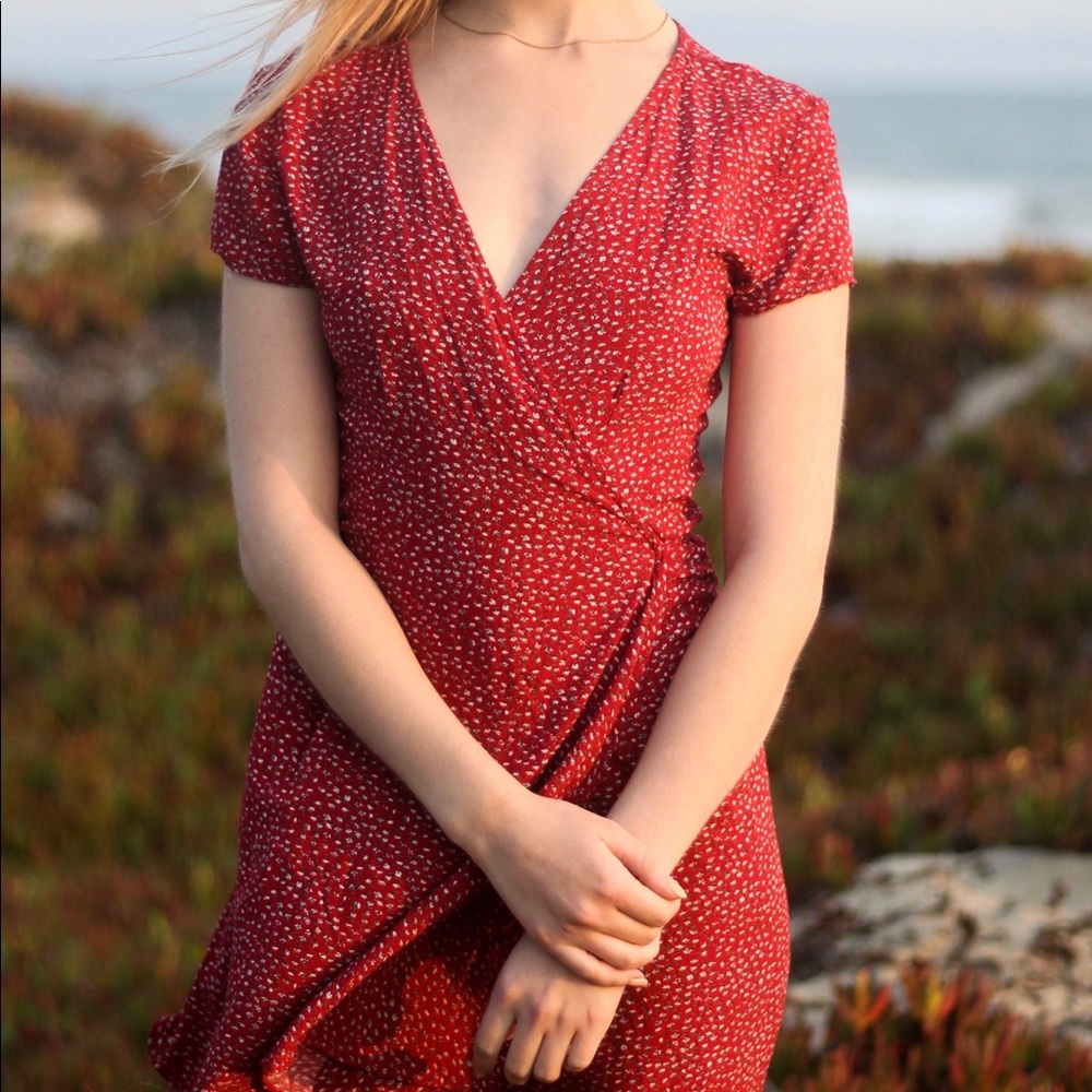 brandy wrap dress